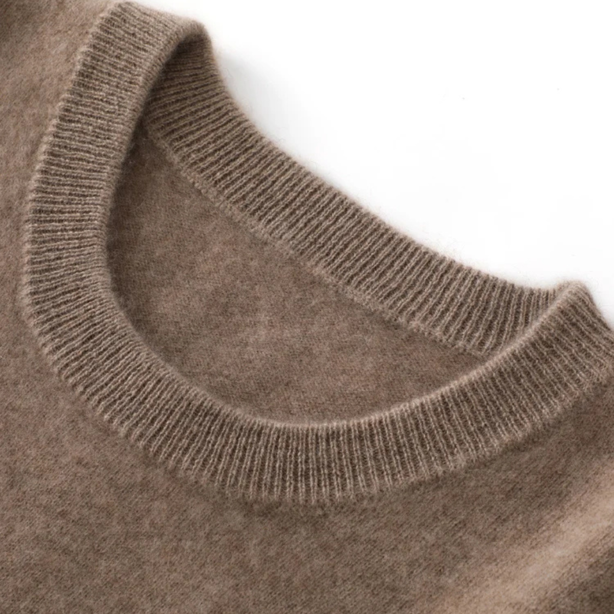 Warm Mens Merino Wool Crew Neck Sweater