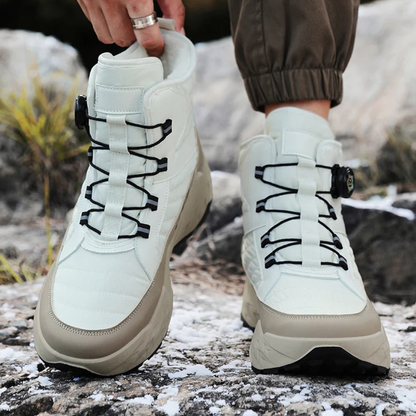 Warm Waterproof Insulated Snow Boots for Men
