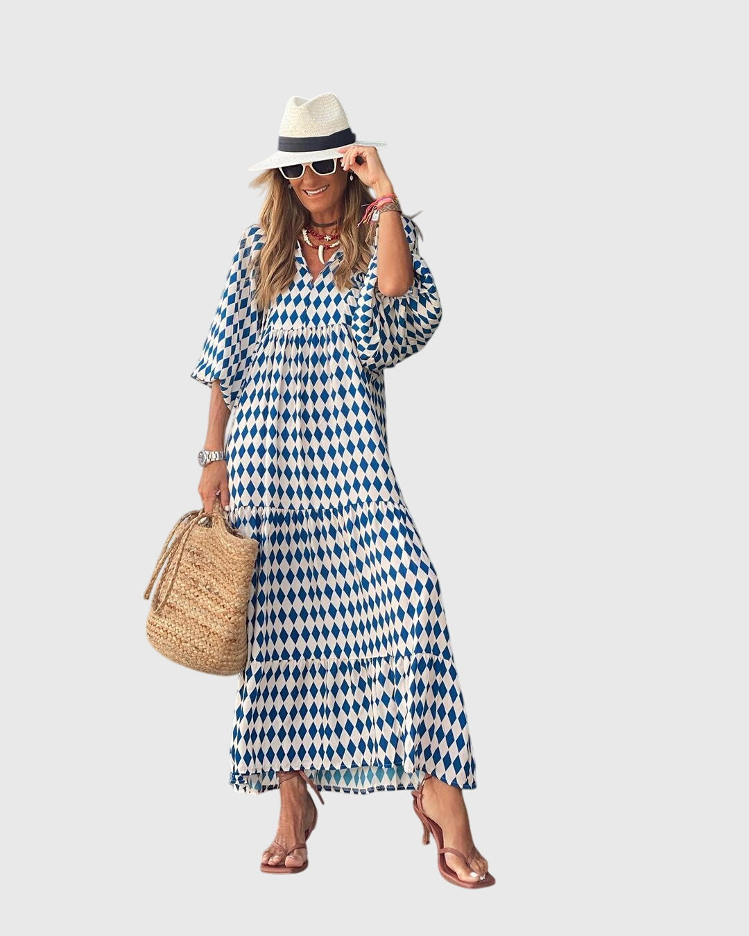 Bohemian Long Flowy Dress