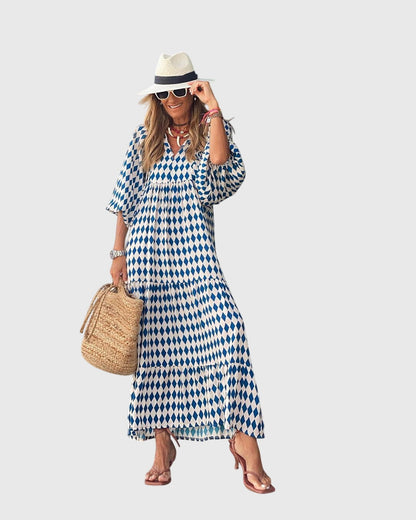 Bohemian Long Flowy Dress