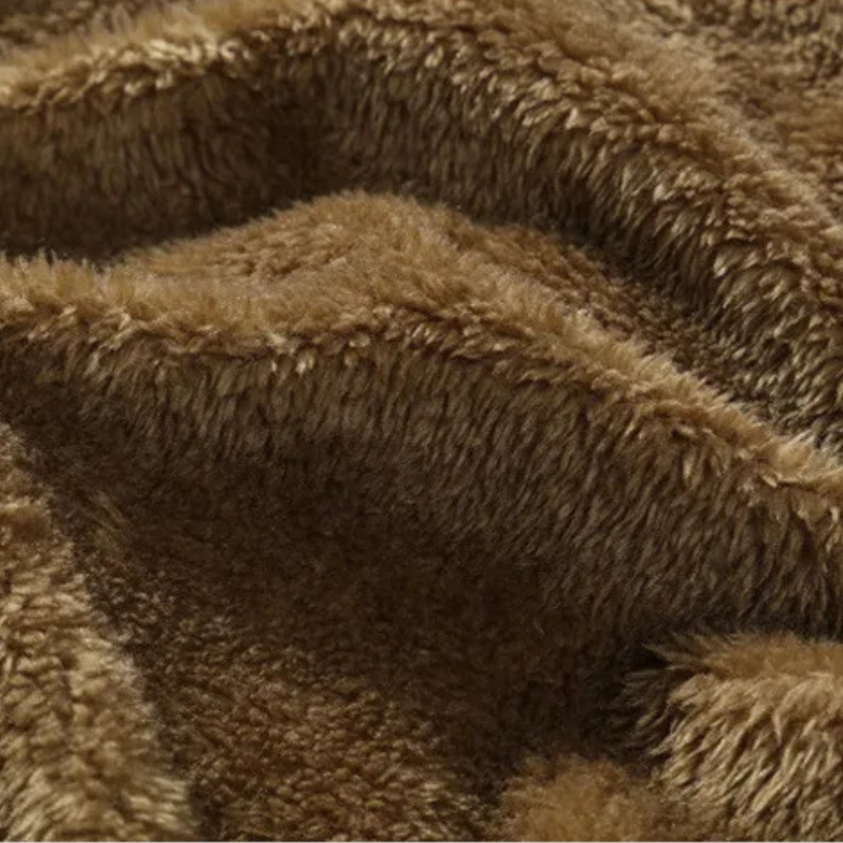 Warm Men's Quilted Parka with Faux Fur Hood
