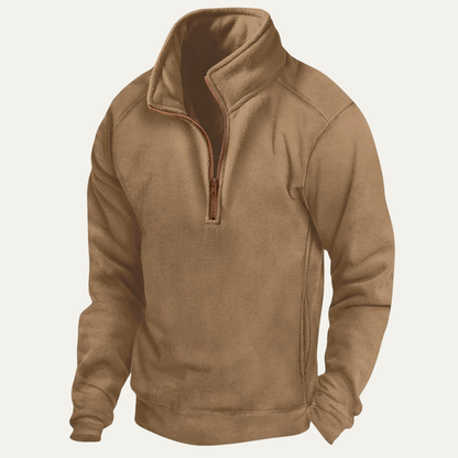 Warm Waterproof Quarter Zip Fleece Jacket