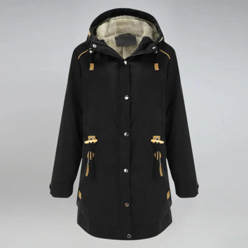 Warm Waterproof Ladies Parka Coat - Olytrend