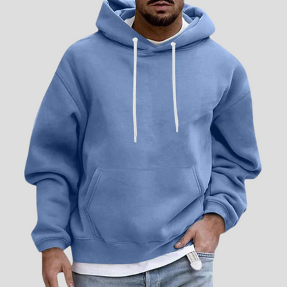 Casual Hooded Sweatshirt with Pockets