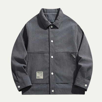 Casual Men's Corduroy Button Down Jacket