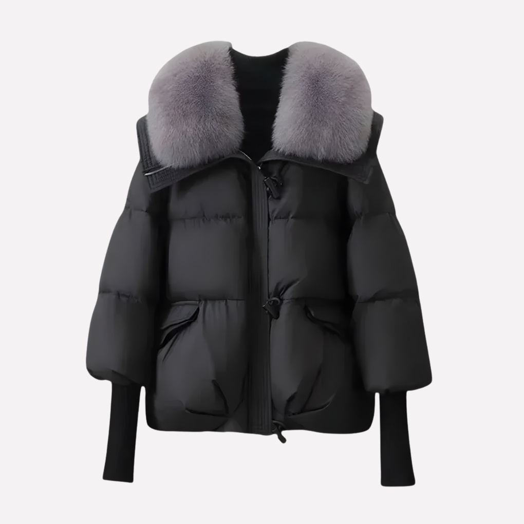 Warm Down Filled Women's Parka Coat