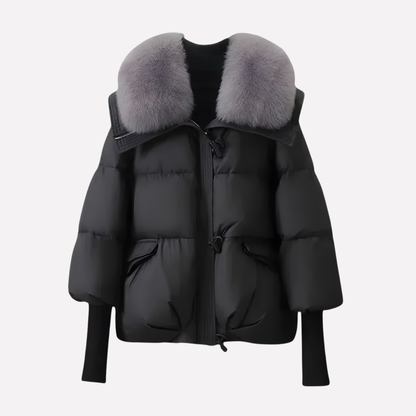 Warm Down Filled Women's Parka Coat