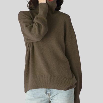 Warm Crew Neck Winter Sweater for Women