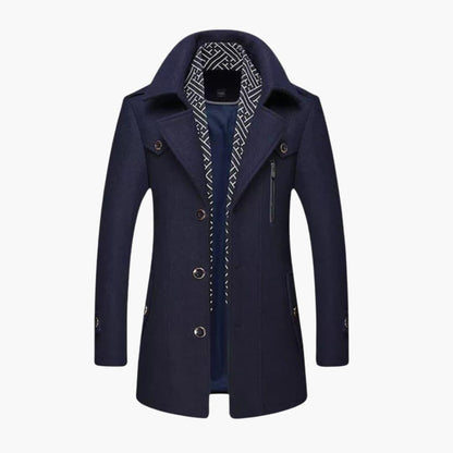 Warm and Stylish Mens Wool Winter Coat