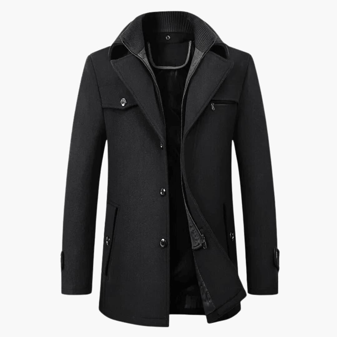Warm Mens Wool Winter Coat