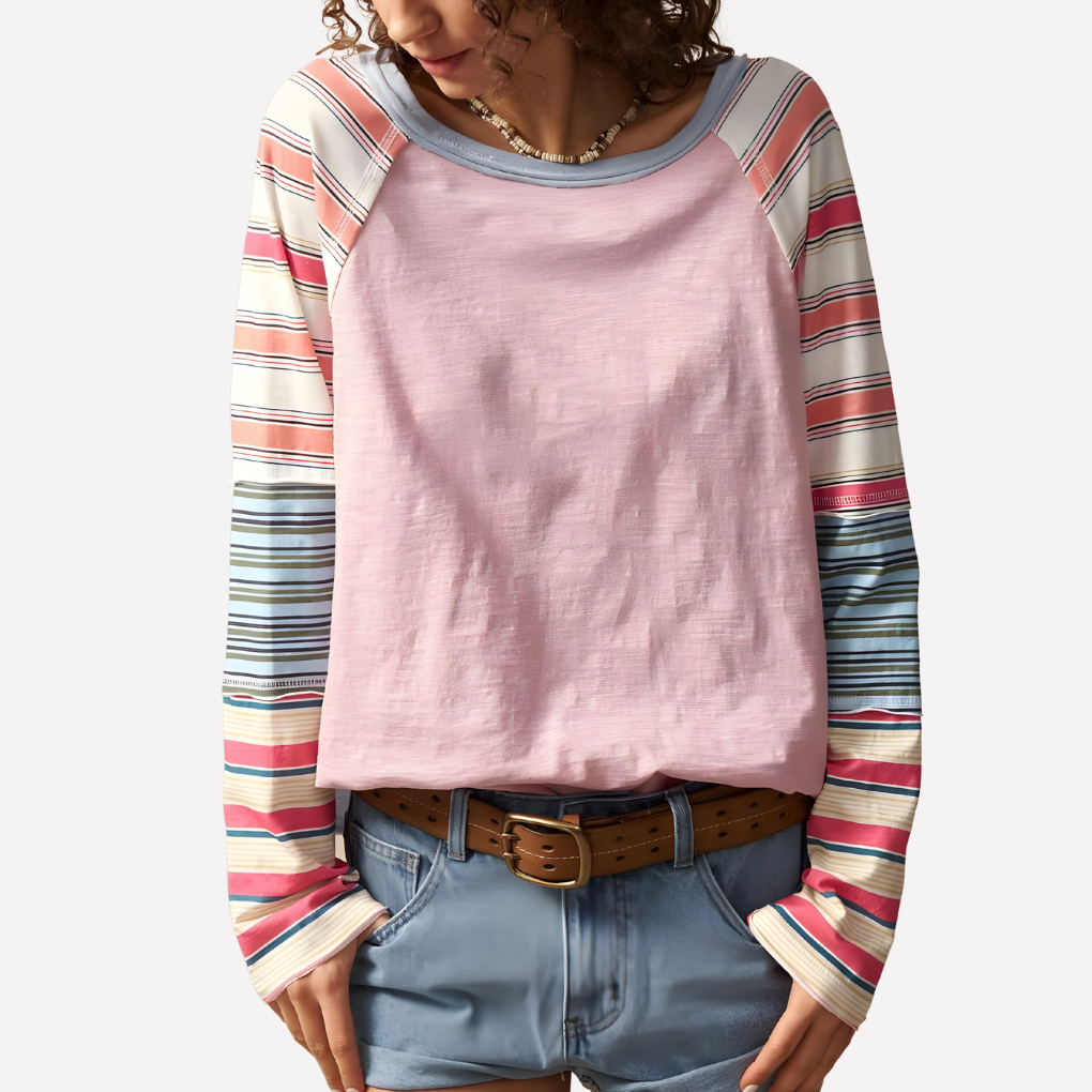 Women's Chic Loose Fit Bell Sleeve Blouse - Olytrend