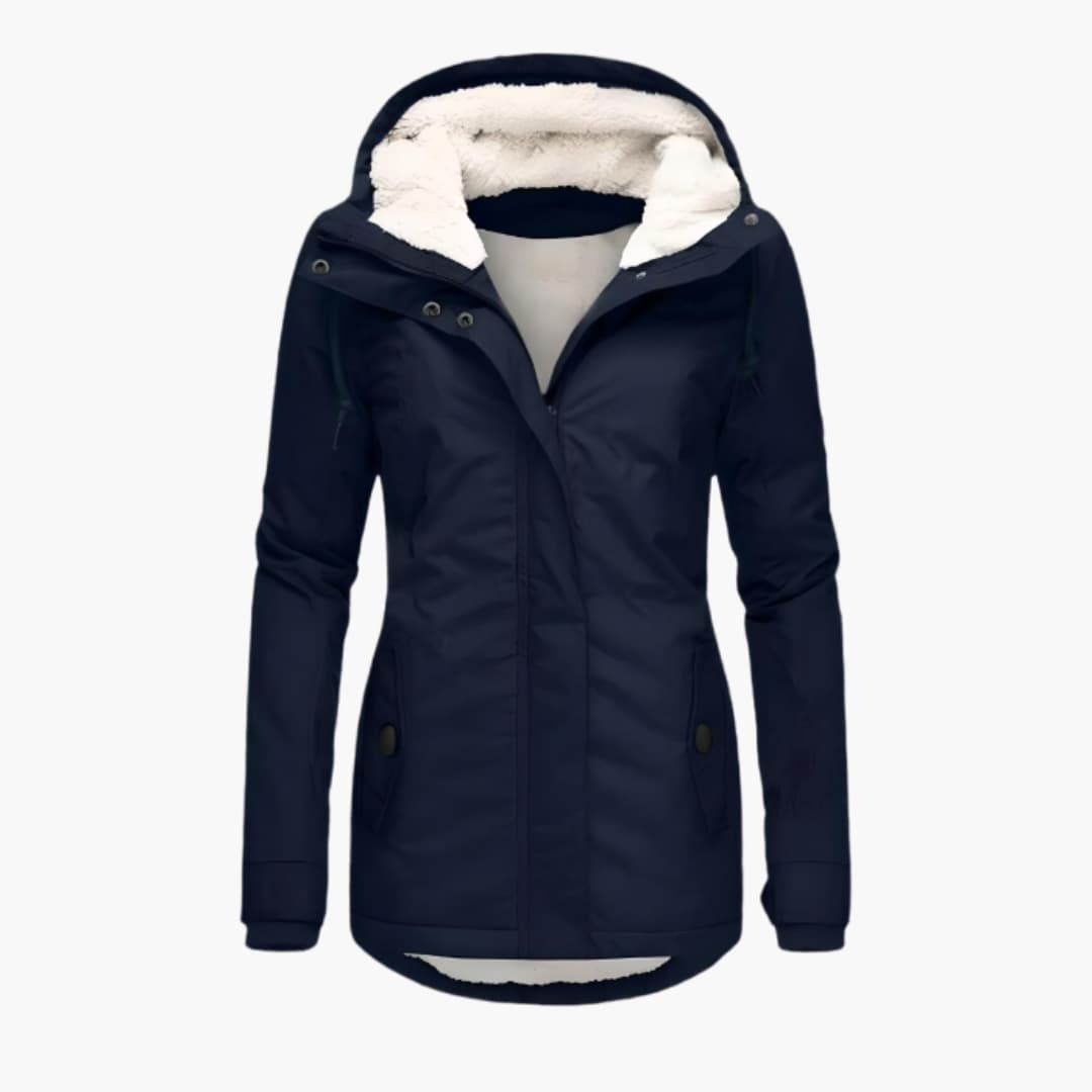 Warm Waterproof Ladies Parka Coat with Hood