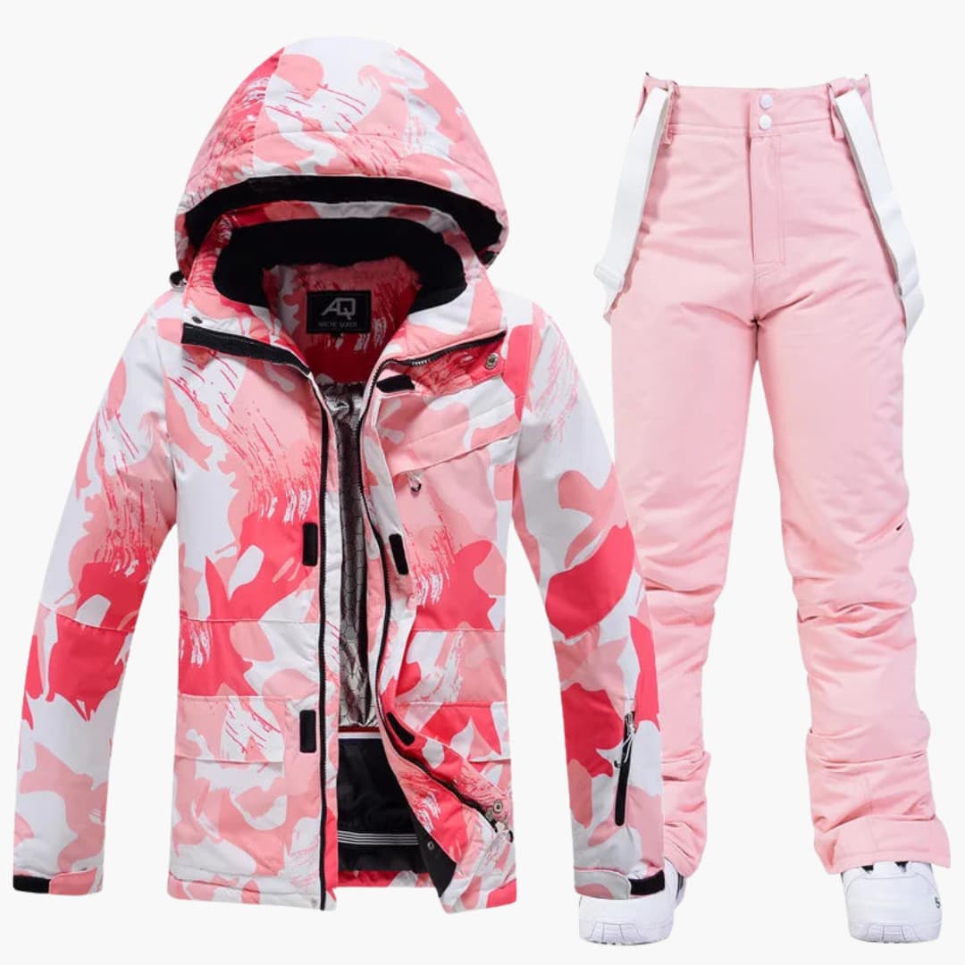 Warm Women's Snow Ski Jacket Set