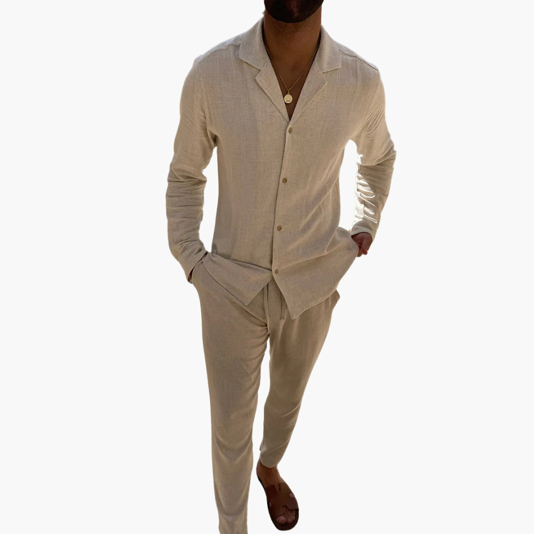 Breathable Mens 2-Piece Casual Outfit
