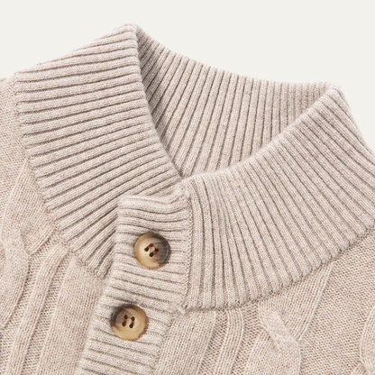 Warm Men's Crew Neck Cashmere Sweater