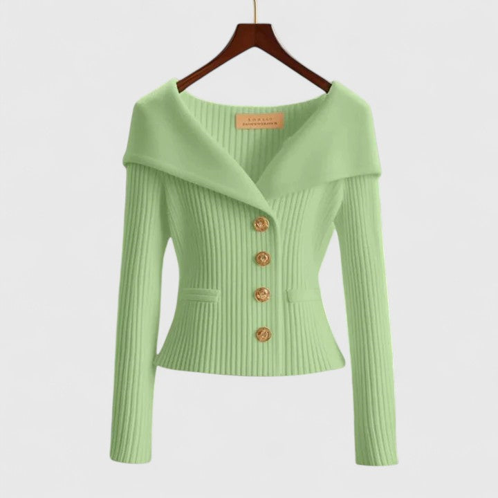 Avelora | Chic Open Front Sweater