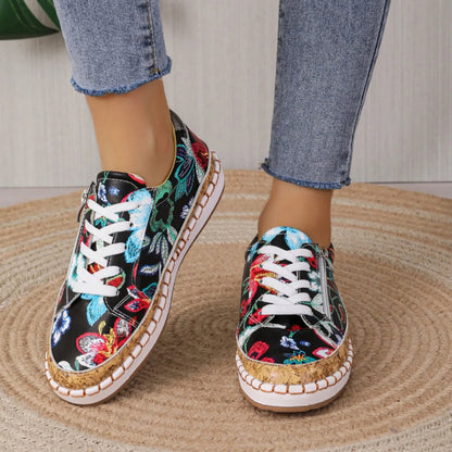 Beautiful Blossom Tie-Up Heels for Ladies - Olytrend