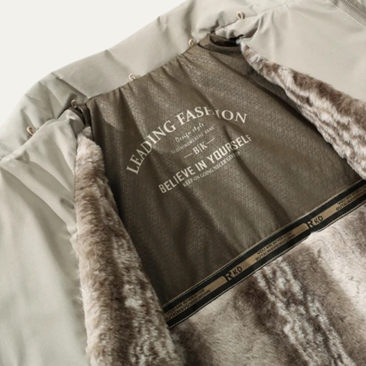 Warm Men's Fleece Lined Baseball Jacket
