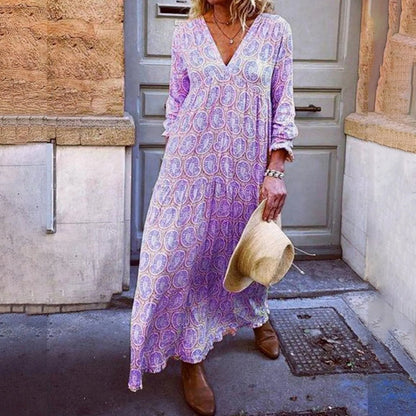 Boho Chic Floral Maxi Dress