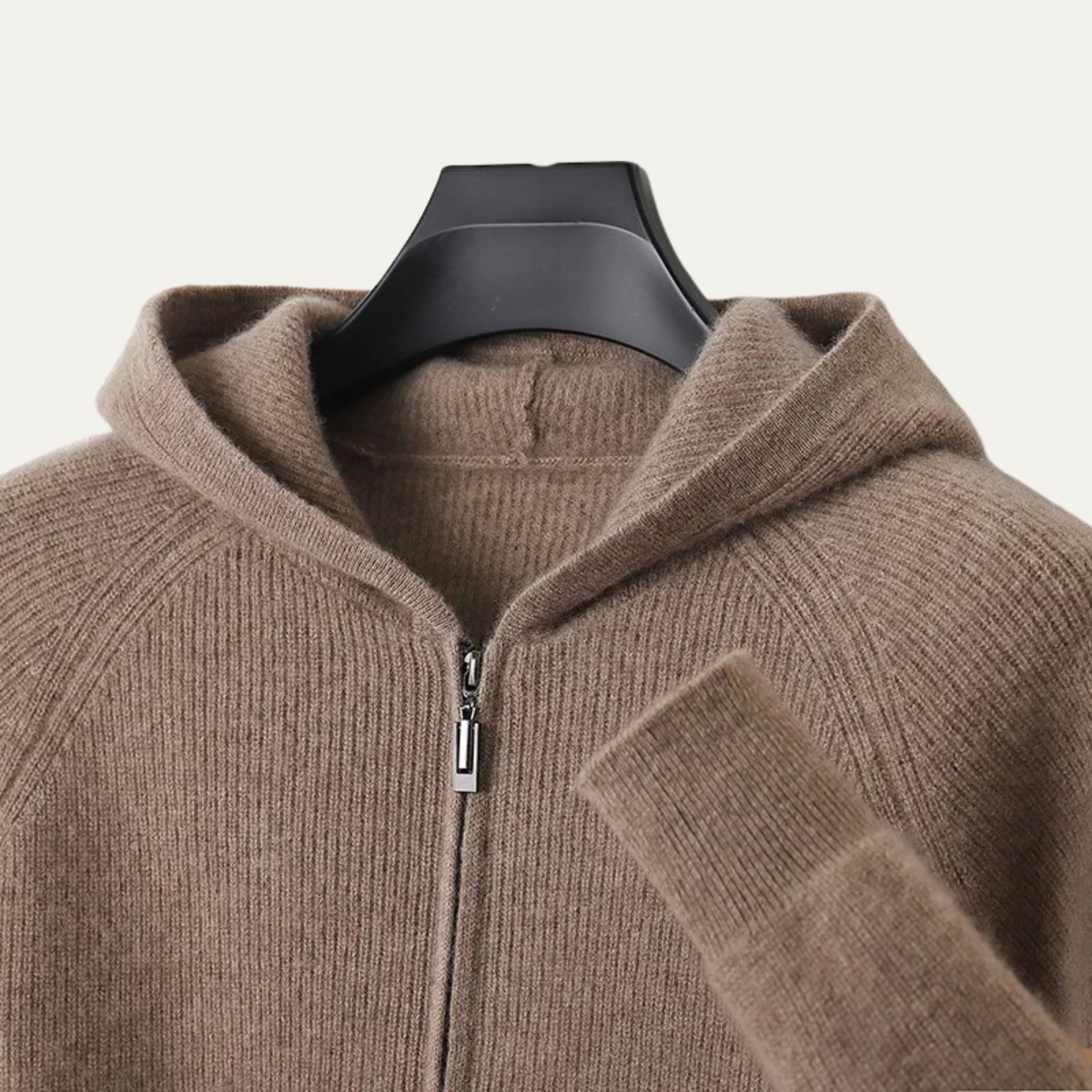 Warm Mens Merino Wool Zipper Sweater