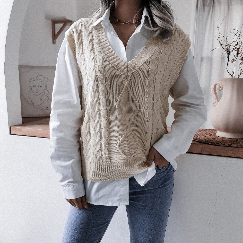 Versatile sleeveless sweaters for women