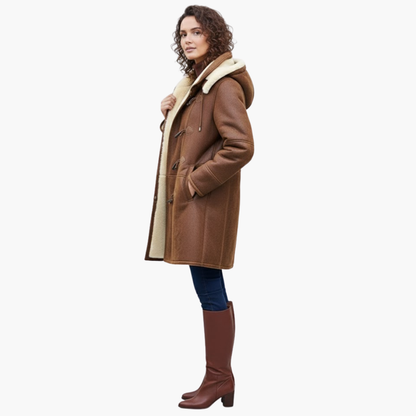 Warm Waterproof Parka for Women with Hood