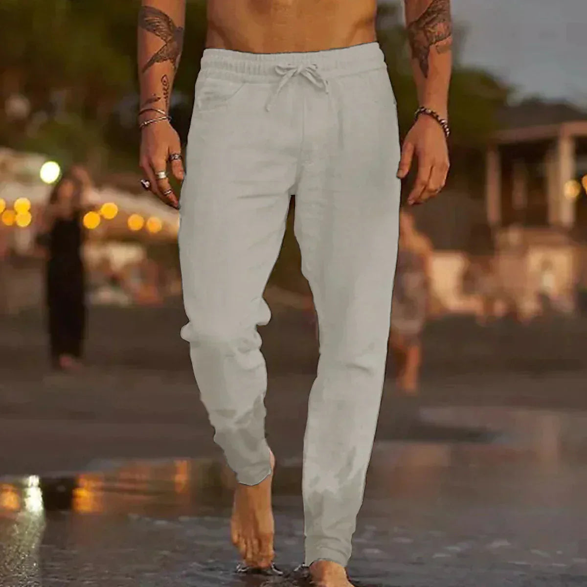 Casual Summer Pants For Men | Straight Cut