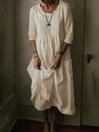 Casual Dress Women | Asymmetric Hem