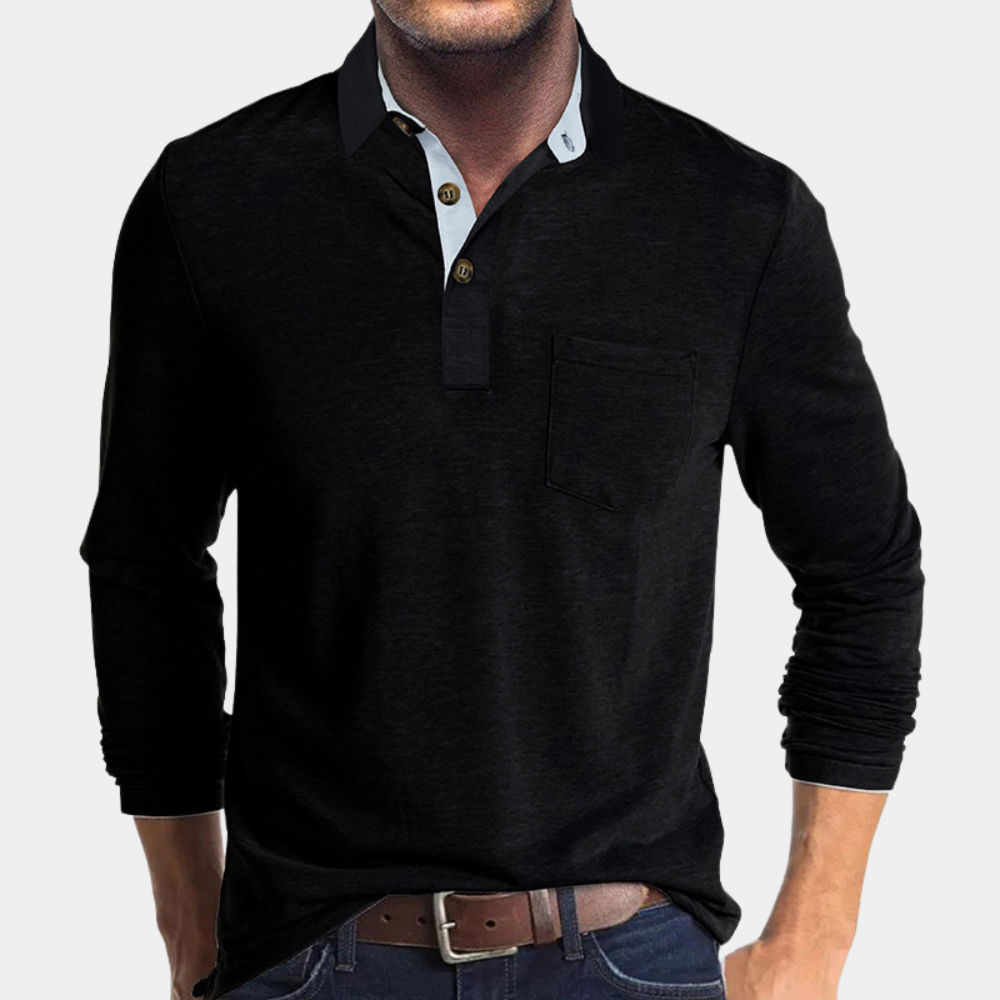 Casual Graphic T-Shirt for Men | Long Sleeves