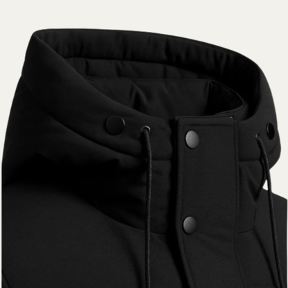 Warm Men's Puffer Hooded Parka Jacket