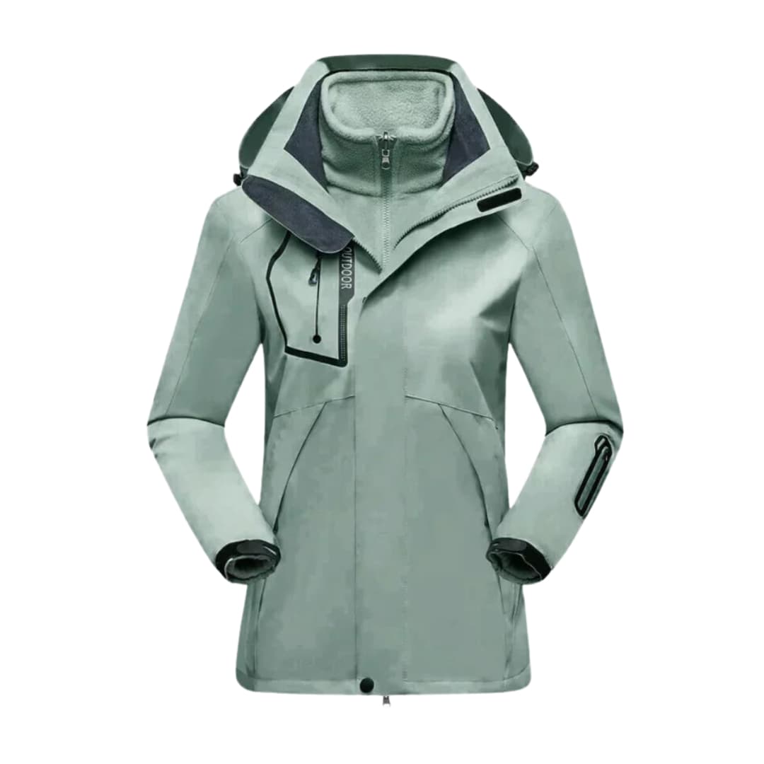 Waterproof Women's Snow Jacket with Adjustable Fit