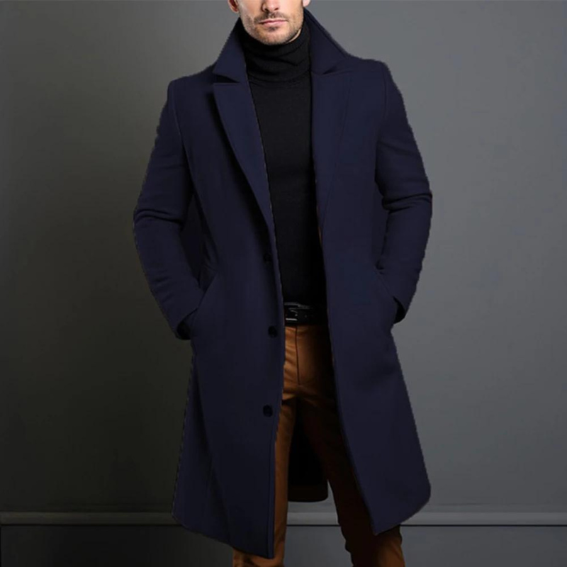 Wim | Long and elegant trench coat for autumn