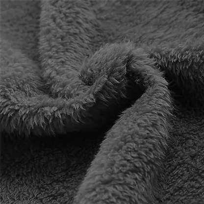 Warm Fleece Lined Mens Hooded Winter Coat