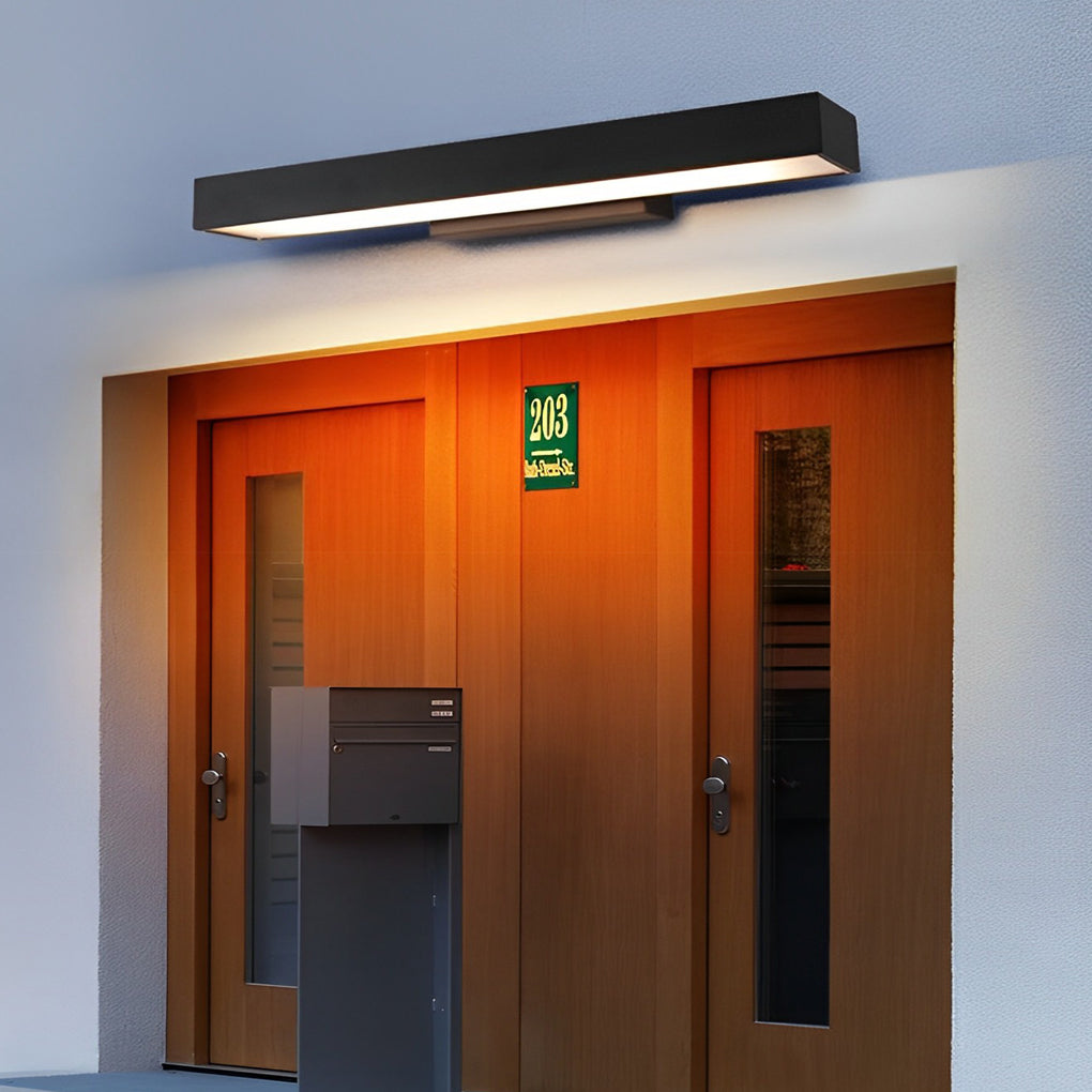 Black stainless steel outdoor wall light