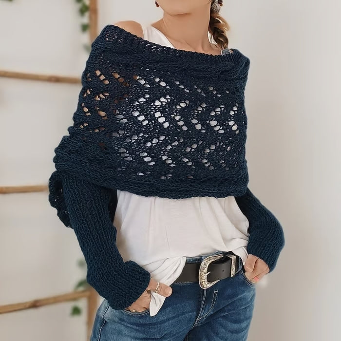 Bohemian knit bath towel for women
