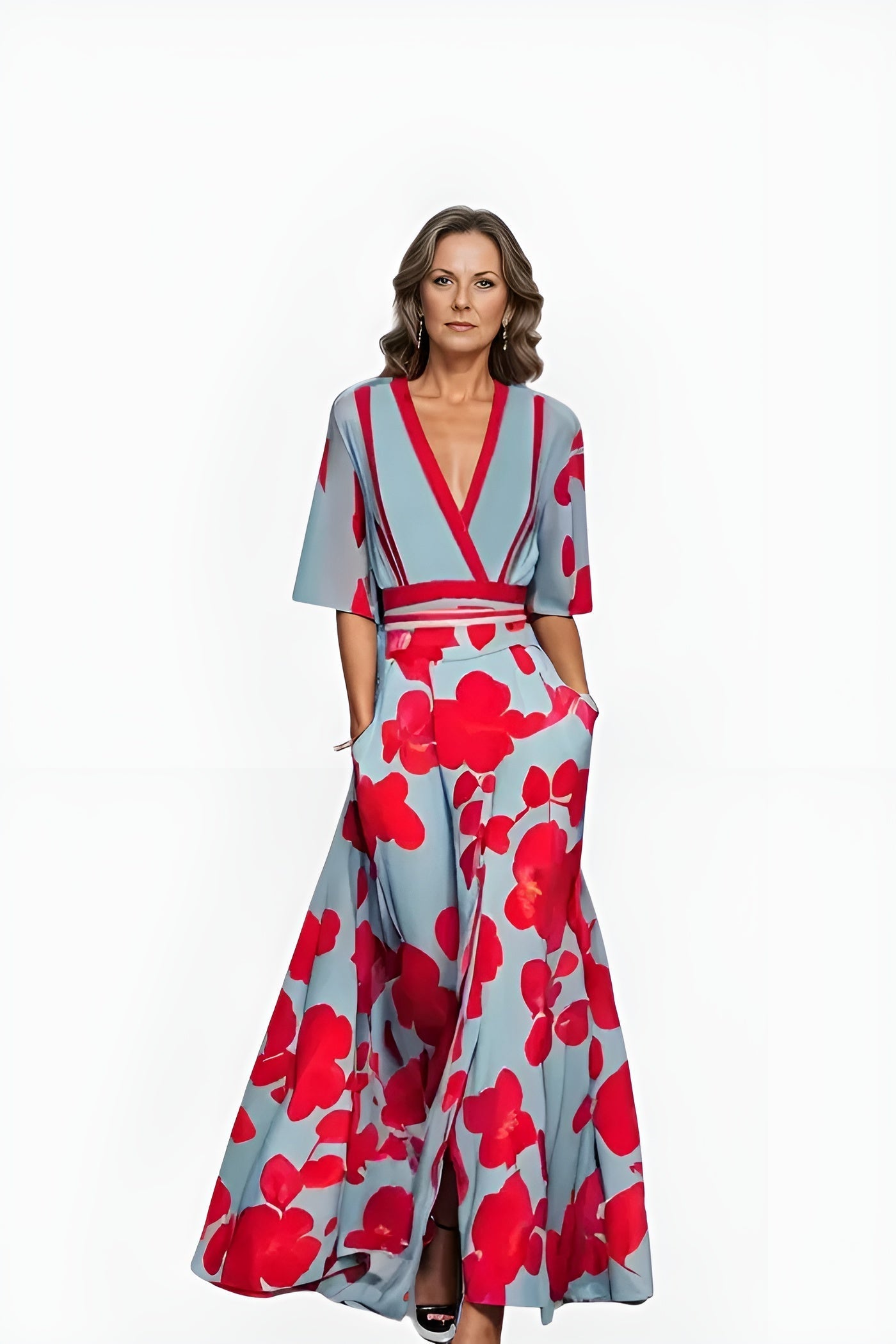 Chic Floral Maxi Dress