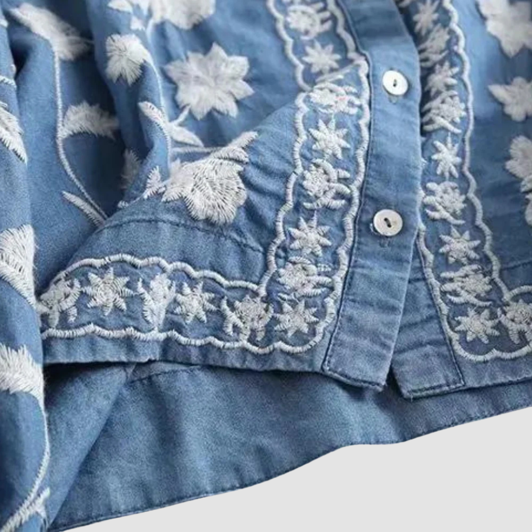 Vintage Floral Women's Cardigan Sweater