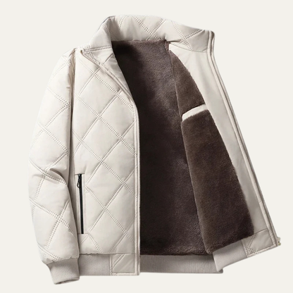 Warm Men's Padded Fleece Winter Jacket