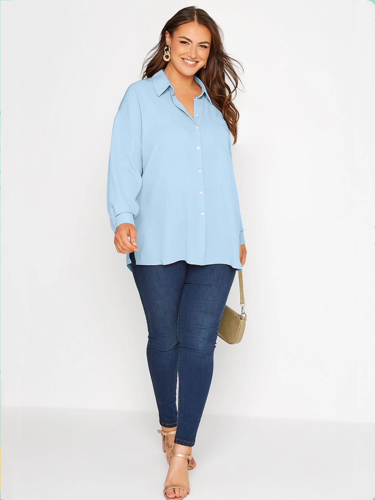 Alessia | Elegant Blouse Women's Oversized Shirt Blouse for Women