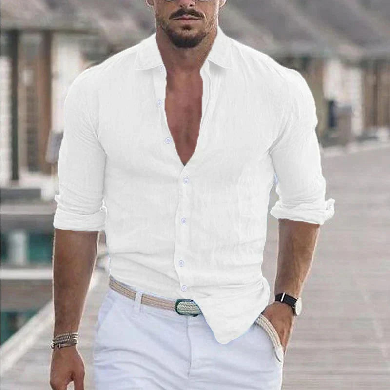 Casual Men's Relaxed Fit Shirt