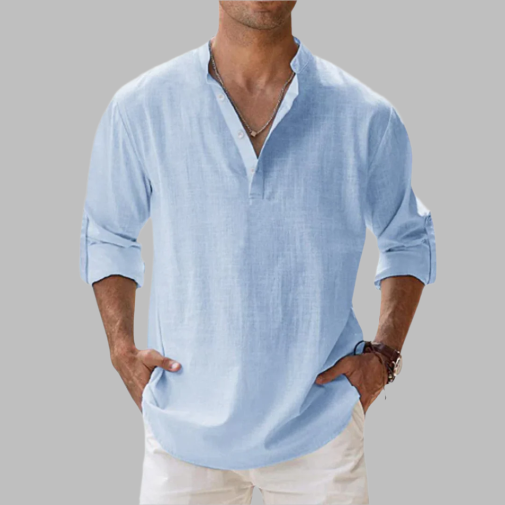 Casual Breathable Summer Shirt for Men - Olytrend