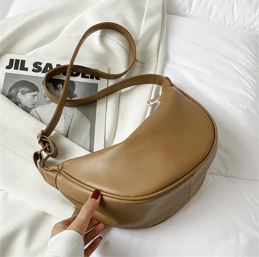 VELINORA™ | Half Moon Crossbody Bag