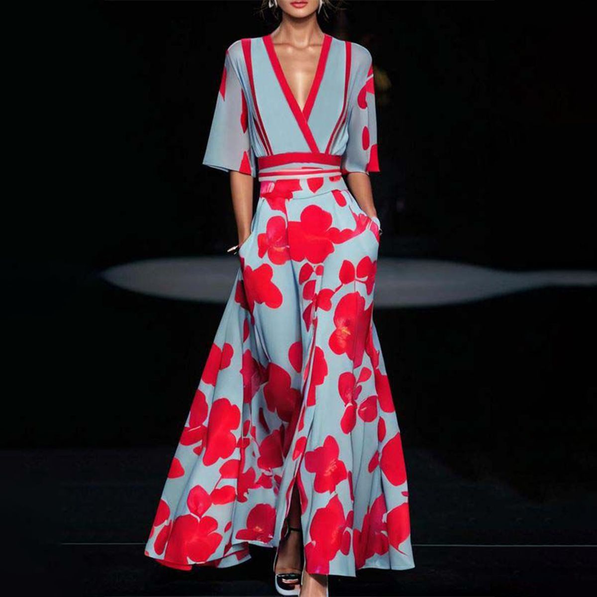Andrina | Elegant women's dress for wedding guests and festive occasions