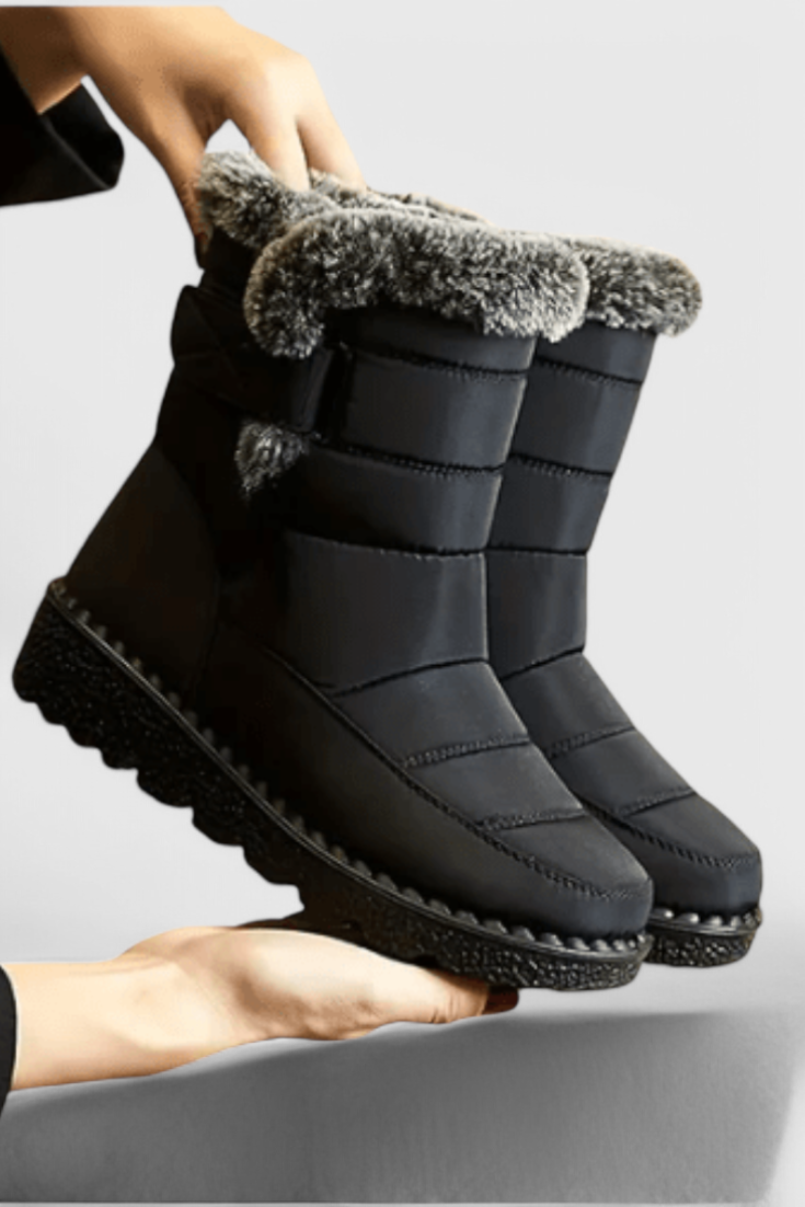 Waterproof Hiking Boots with Grippy Outsole