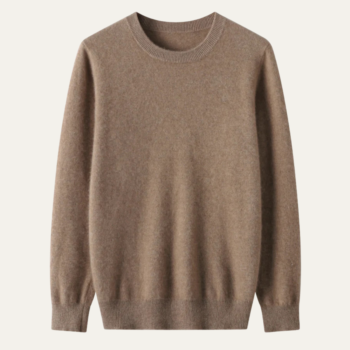 Warm Mens Merino Wool Crew Neck Sweater - Nocini
