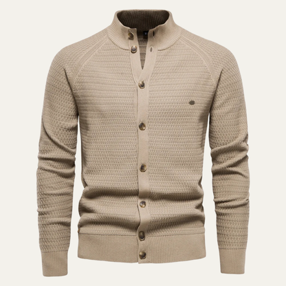 Warm Men's Knit Button Cardigan Sweater