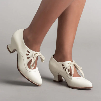 Women’s Vintage Lace-Up Shoes | Heeled