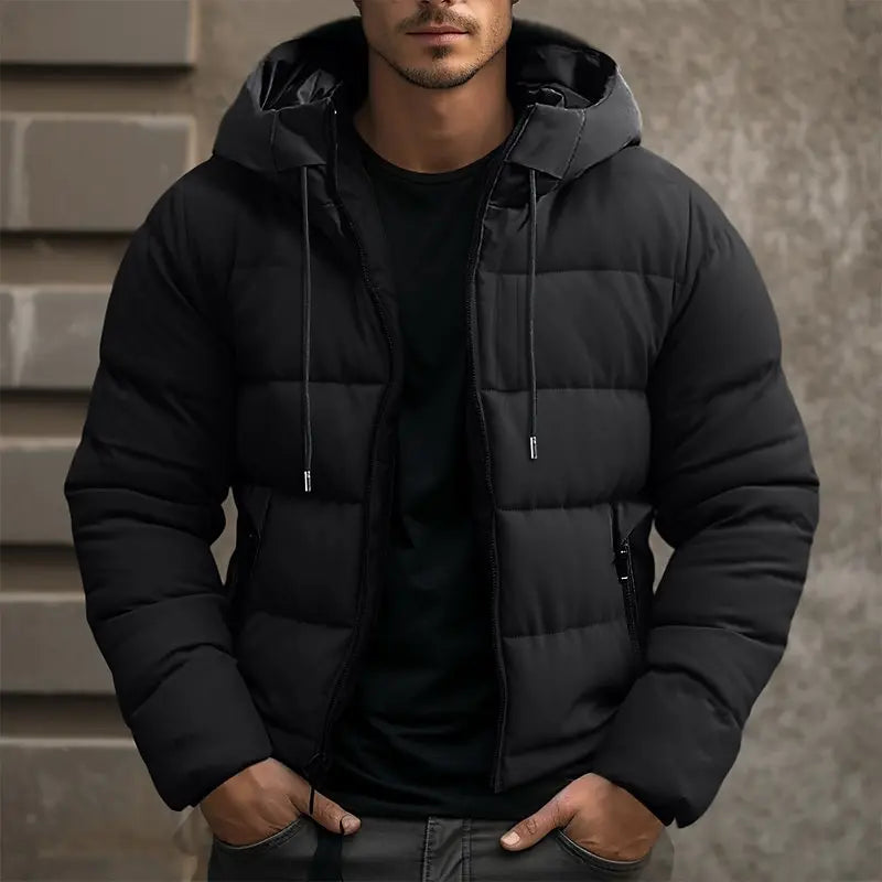 Valère | Men's Hooded Winter Jacket — Warmth & Urban Elegance