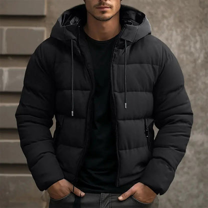 Valère | Men's Hooded Winter Jacket — Warmth & Urban Elegance