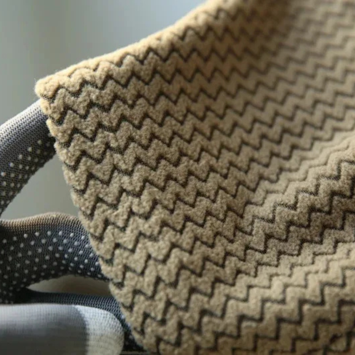 Warm Mens Waffle Fleece Half Zip Sweater